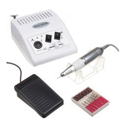 BEAUTY SYSTEM Frezarka do manicure JD500 Biała + zestaw frezów